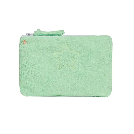 The Lanai French Terry Zipper Pouch with Star