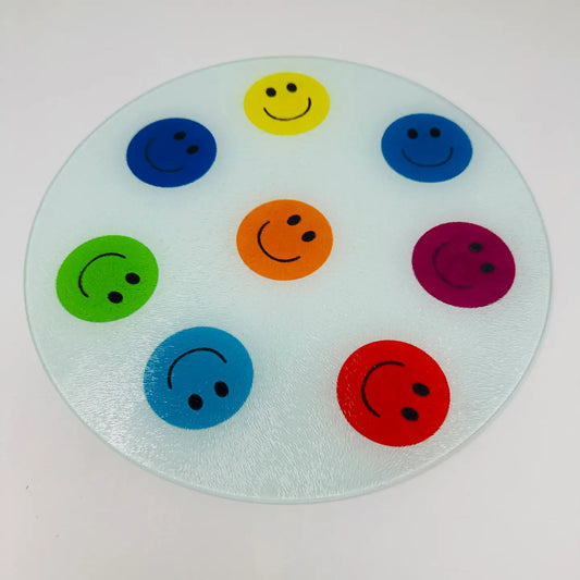 Happy Face Smiley Face Cutting Board  Charcuterie