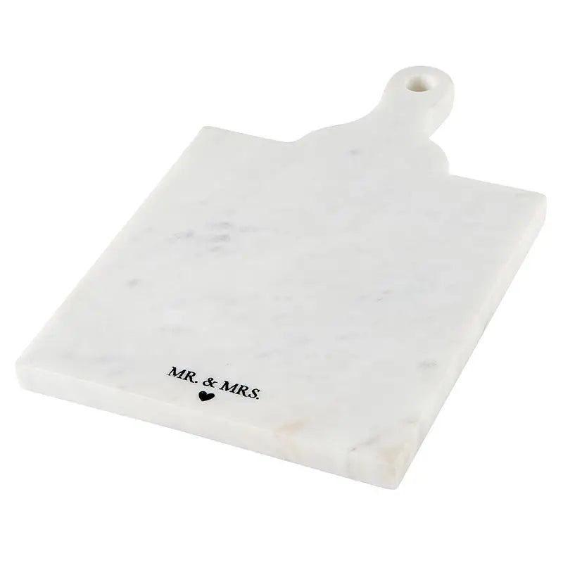 Marble Board with Handle - Mr. & Mrs.