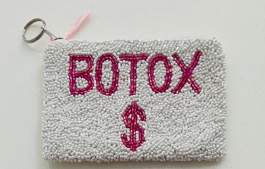 Beaded Botox $ Coin Purse