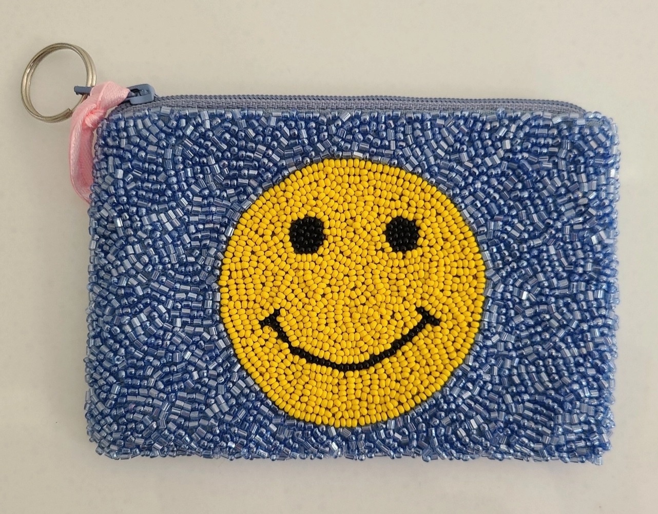 Smiley Beaded Coin Purse (PRE ORDER)