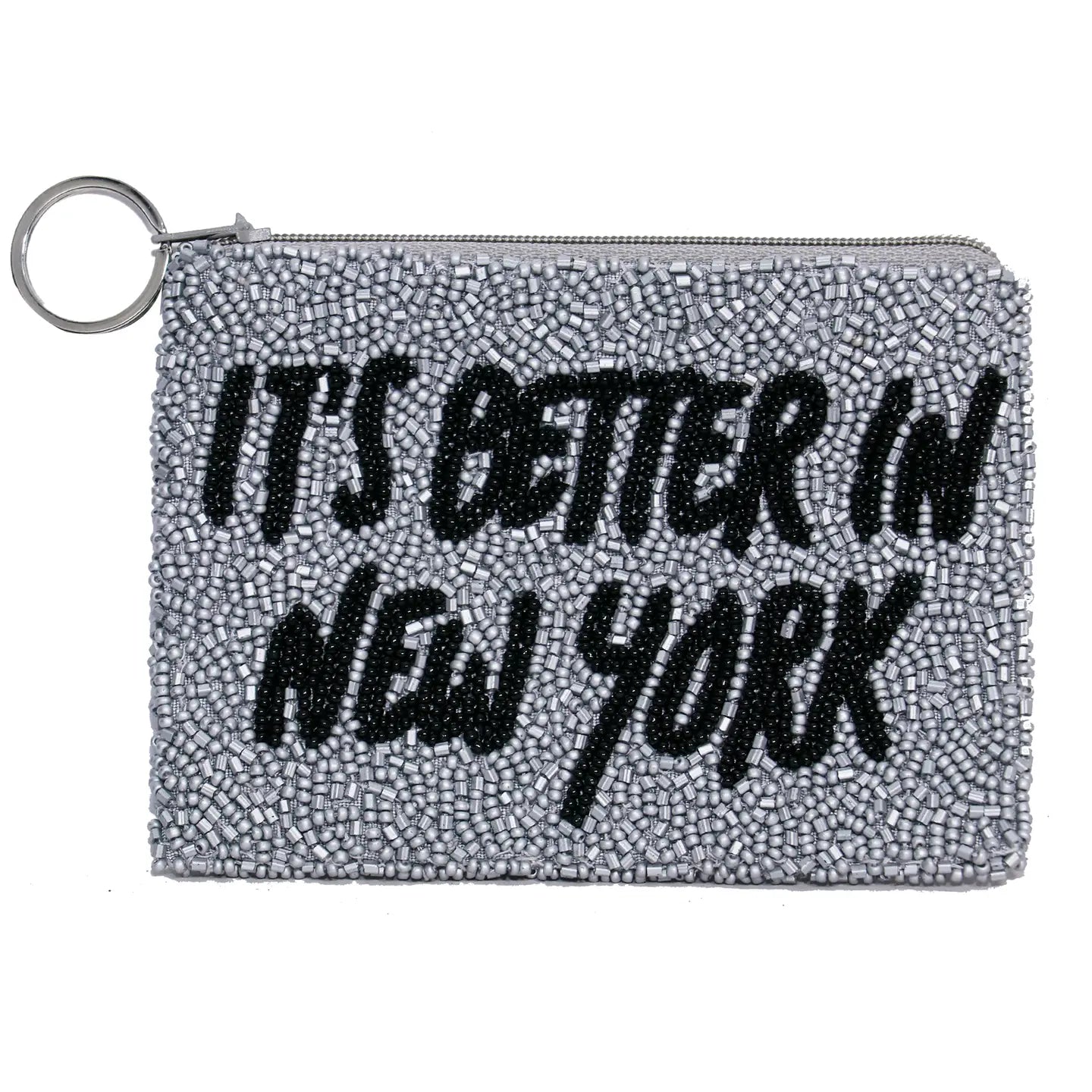 Beaded New York Coin Purse