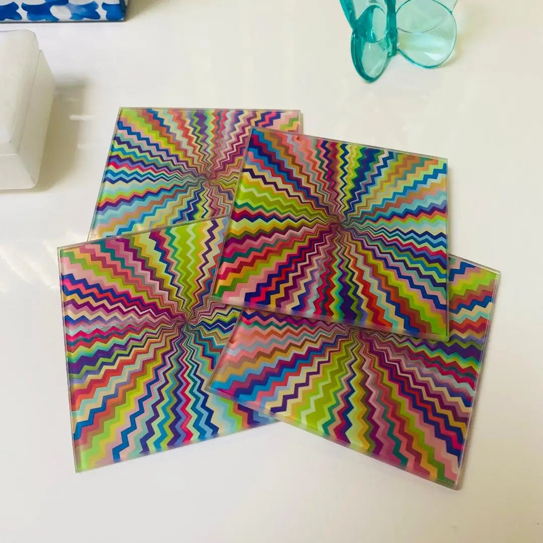 Modern Abstract Prints Coaster Set